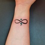 Infinity tattoo on wrist